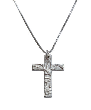 Handmade 999 ‘Ancient Style’ Cross Pendant with a 925 chain