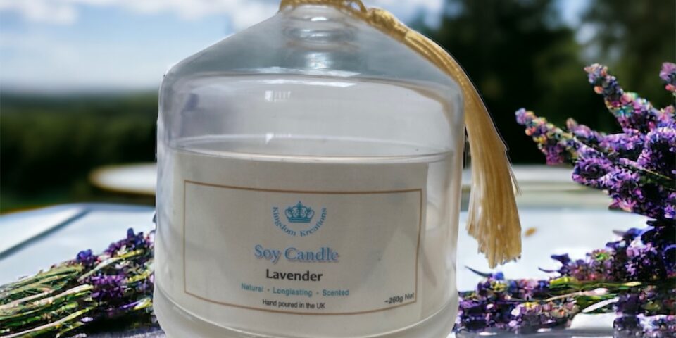 Lavender Fragrance Candle handmade fever
