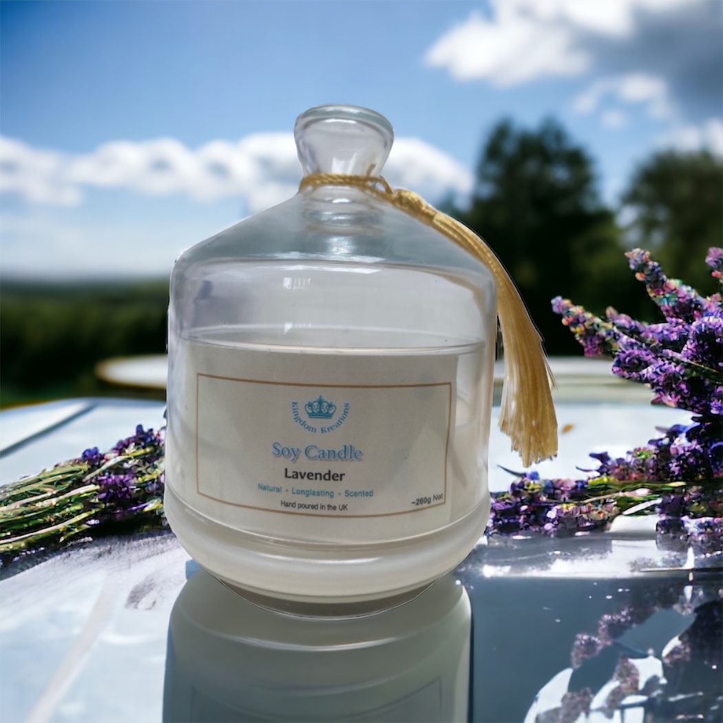 Lavender Fragrance Candle handmade fever