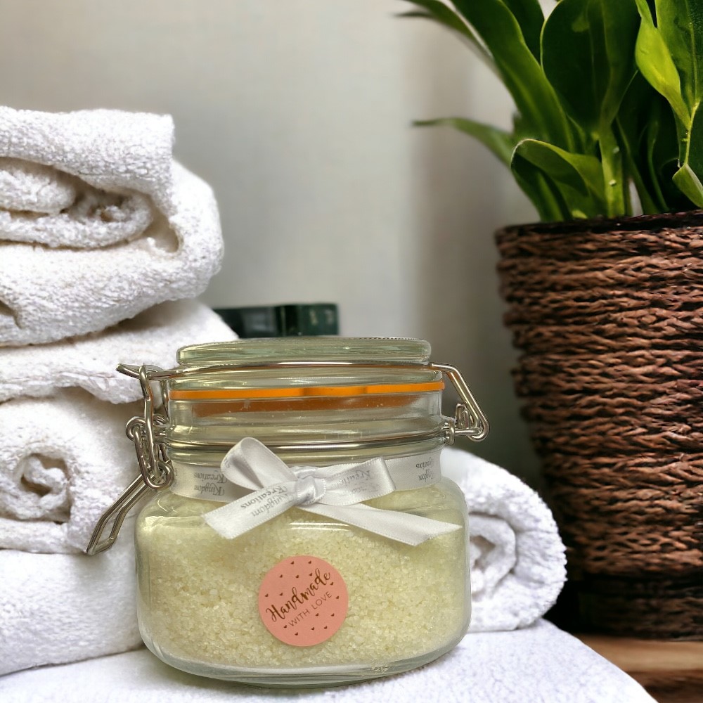 Vanilla Fragrance Natural Bath Salts