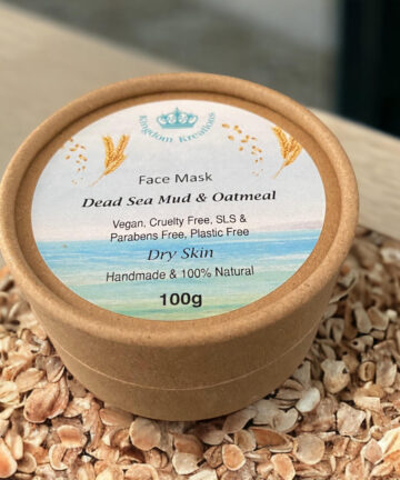 100% Natural Face Mask: Dead Sea Mud & Oatmeal