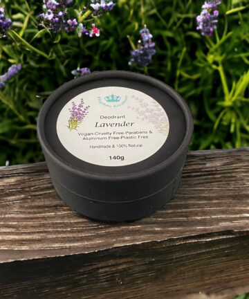 100% Natural Handmade Deodorant with Lavender Essential Oil
