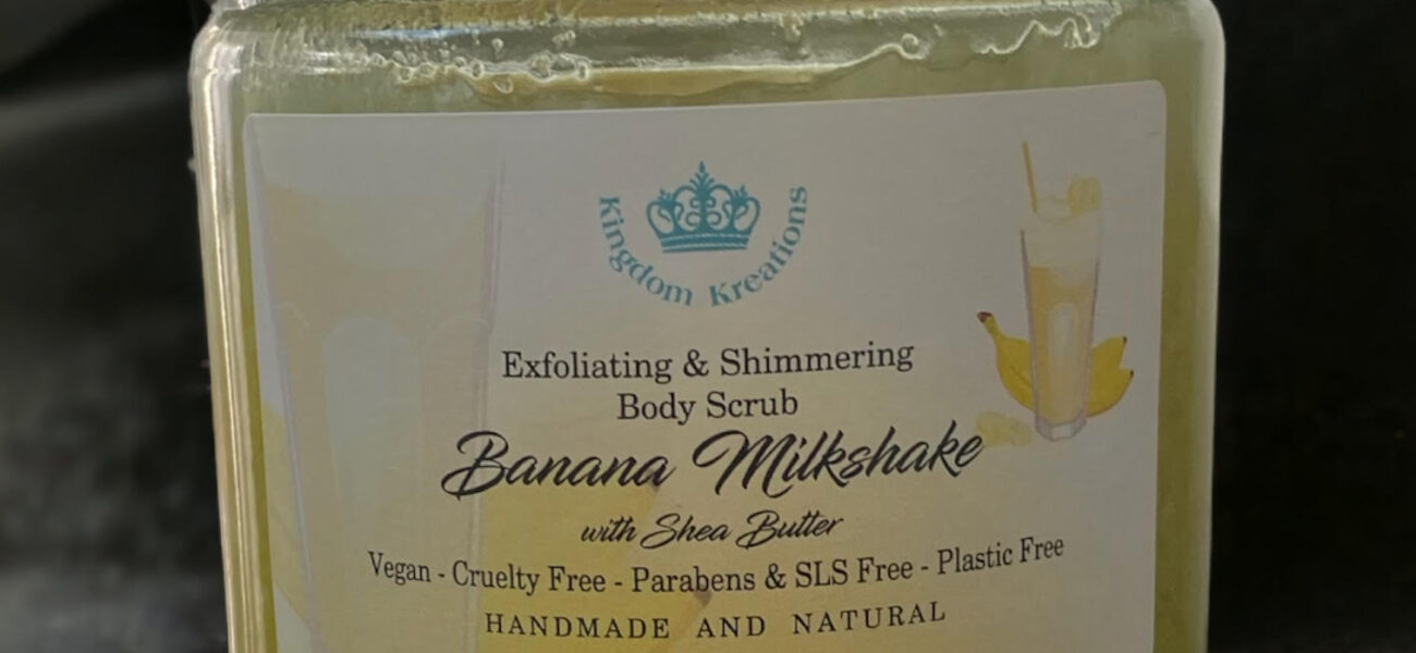 Banana Milkshake Exfoliating and Shimmering Body Scrub