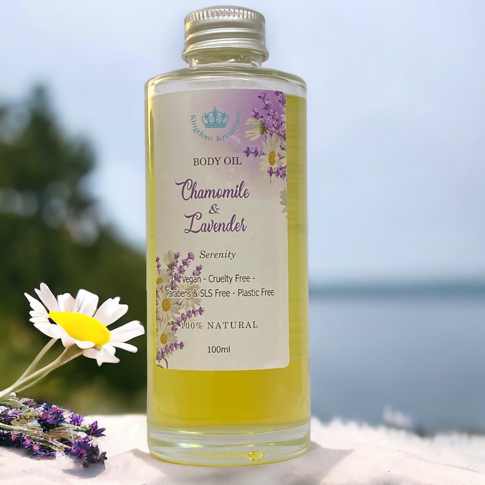 Handmade Message Body Oil Chamomile
