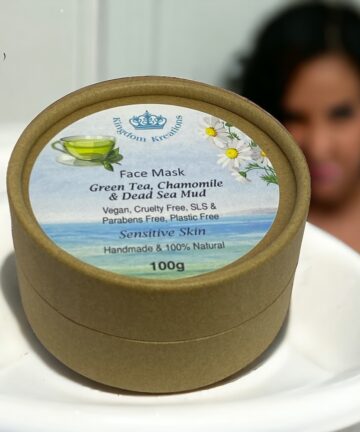 100% Natural Face Mask Green Tea, Chamomile and Dead Sea Mud face mask