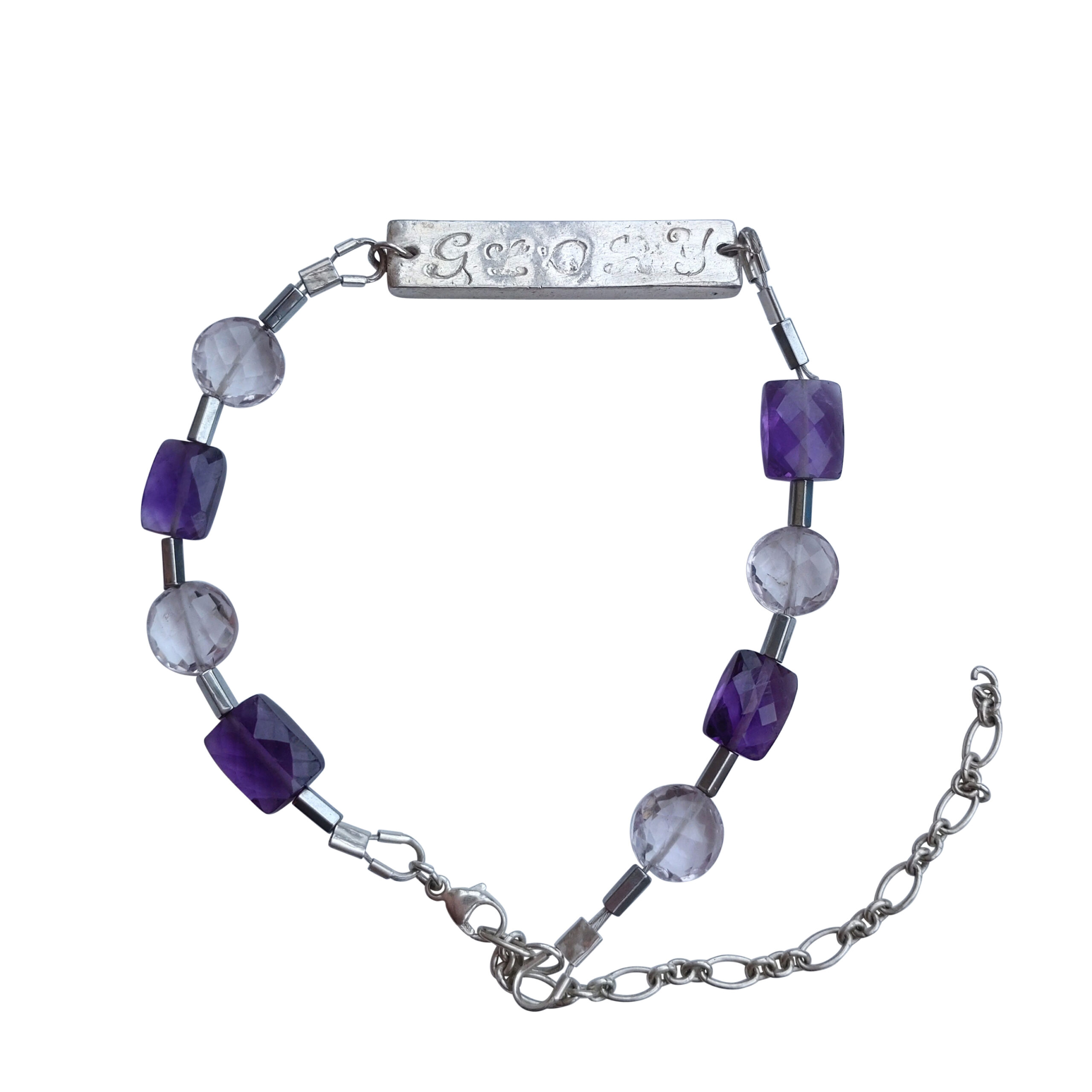 Handmade Bracelet with Amythyst