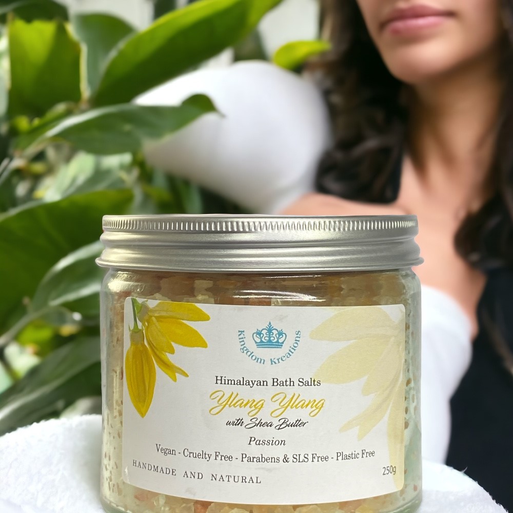 Himalayan Salts Ylang Ylang Essential Oil with Shea Butter