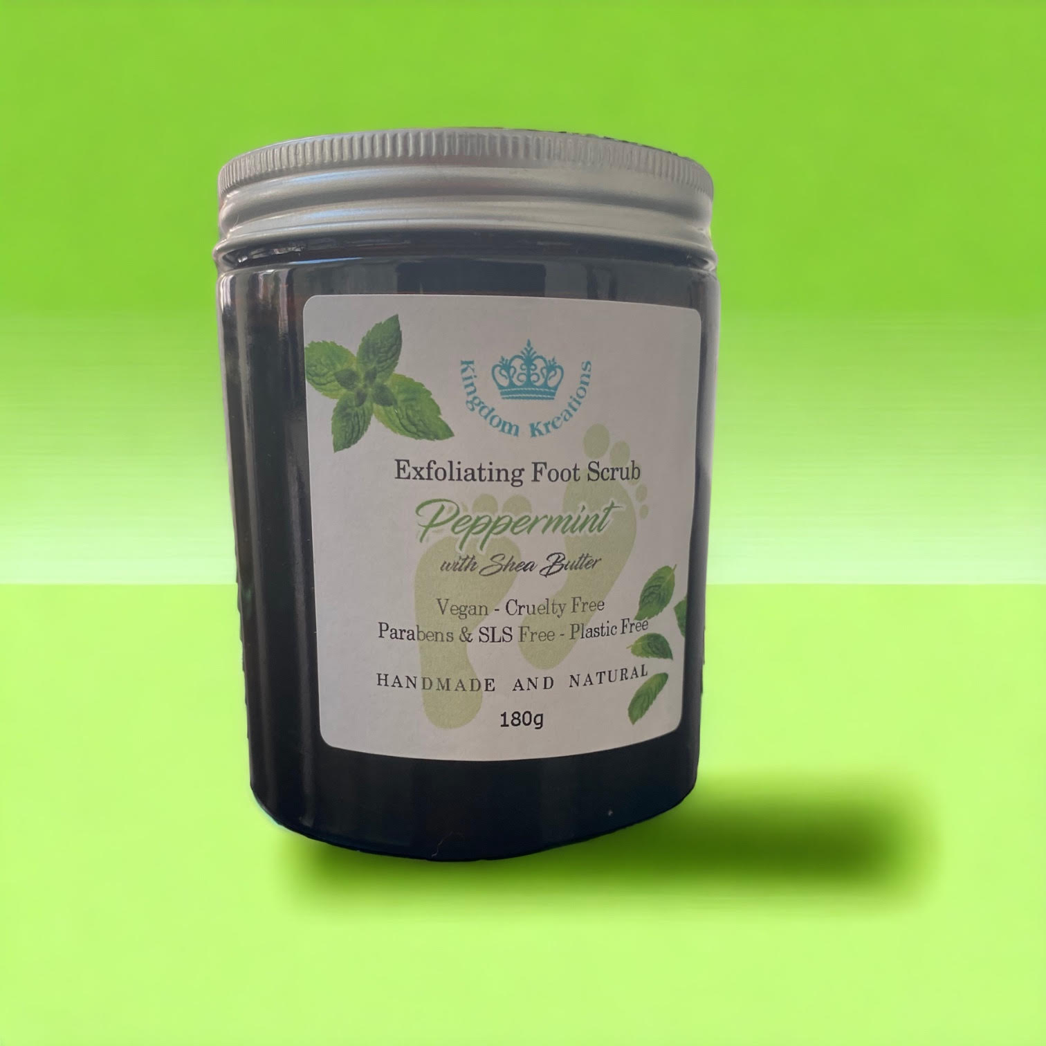 Peppermint Exfoliating Foot Scrub Handmade Fever