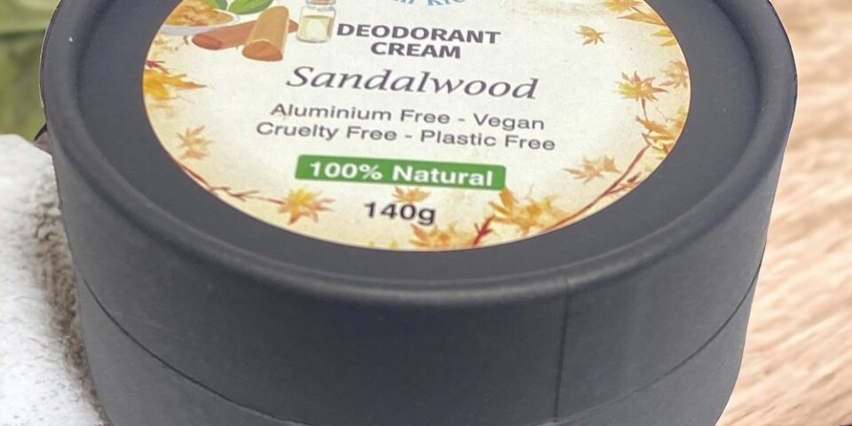 Natural Handmade Deodorant with Sandalwood
