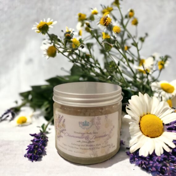 Himalayan Salts Chamomile & Lavender Essential Oils with Shea Butter