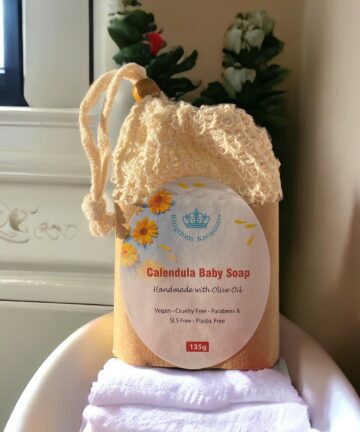 Handmade Olive Baby Soap with Calundula