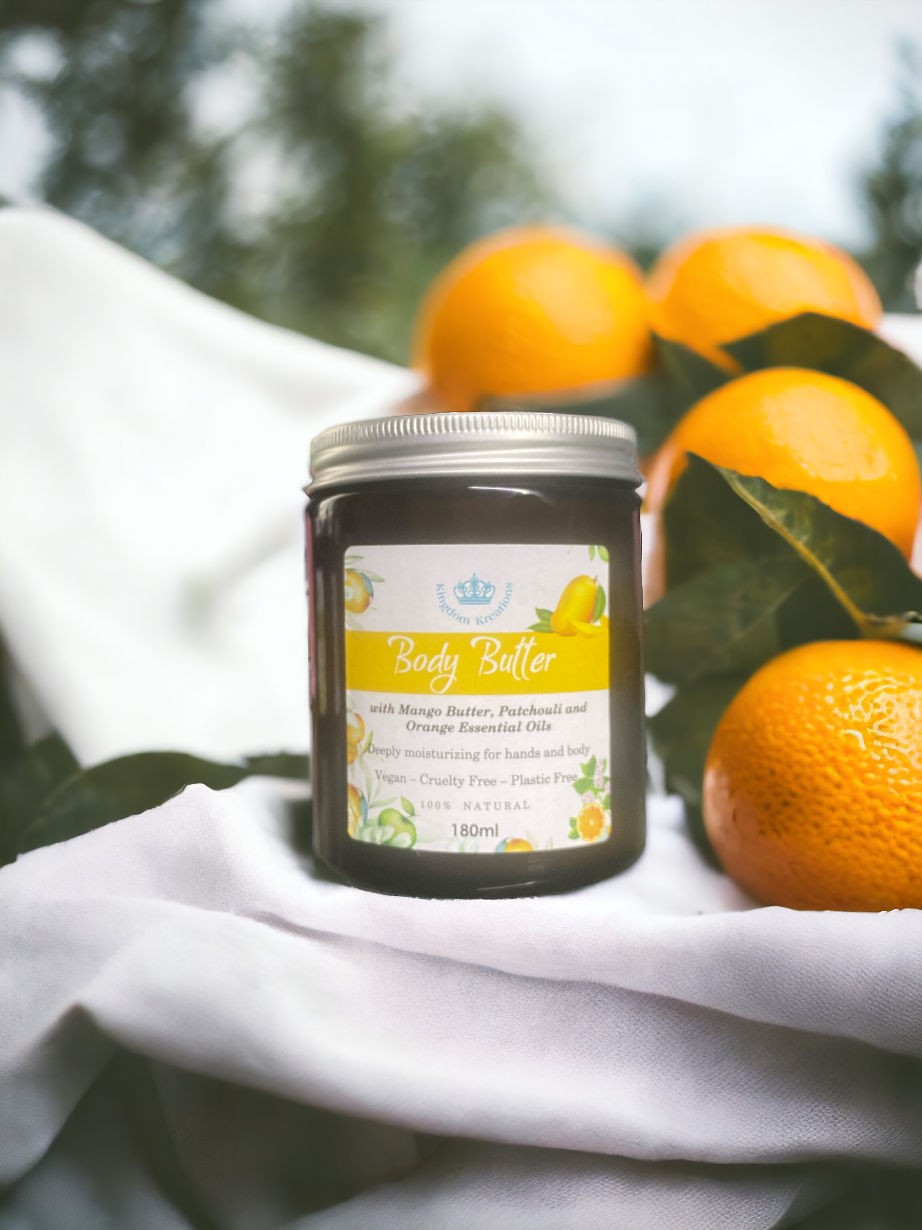 Body-Butter-Patchouli-and-Orange Handmade Body Butter with Mango Butter