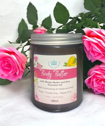 Body Butter with Mango Butter – Rose