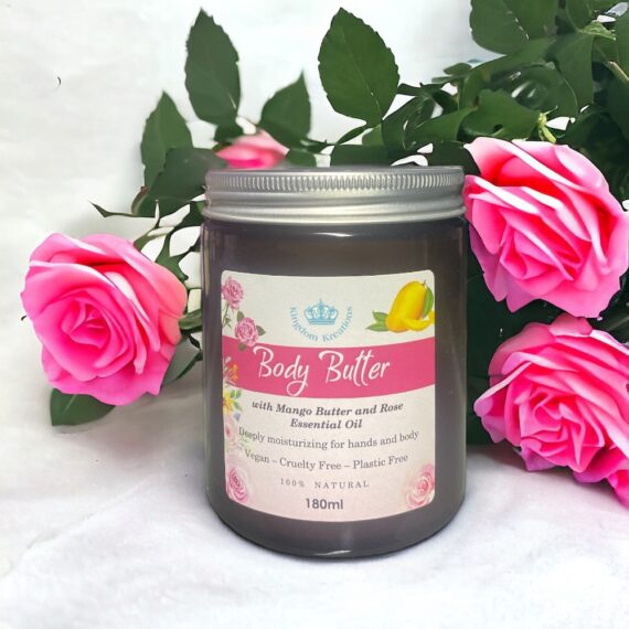 Body Butter with Mango Butter – Rose