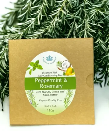 Natural Hair Conditioning Bar – Rosemary and Peppermint