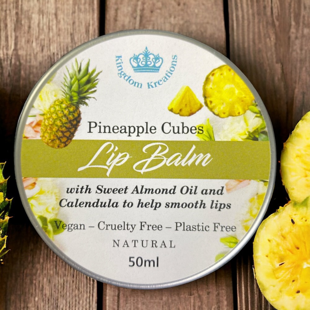 Pineapple Cubes Lip Balm – Natural 50ml